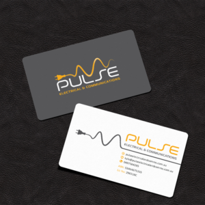 Business Card Design by Grafactory for Pulse Electrical and Communications | Design: #11250513