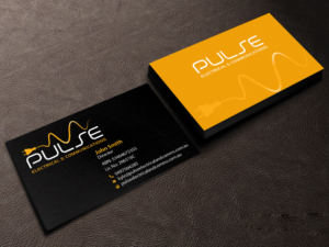 Business Card Design by Creations Box 2015 for Pulse Electrical and Communications | Design: #11253465