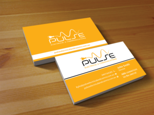 Business Card Design by Creations Box 2015 for Pulse Electrical and Communications | Design: #11253466