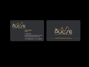 Business Card Design by Creations Box 2015 for Pulse Electrical and Communications | Design: #11253467