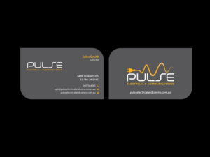Business Card Design by Creations Box 2015 for Pulse Electrical and Communications | Design: #11253476