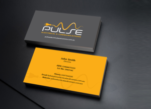 Business Card Design by Creations Box 2015 for Pulse Electrical and Communications | Design: #11253478