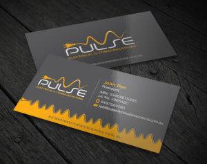 Business Card Design by Brand aid for Pulse Electrical and Communications | Design: #11261998