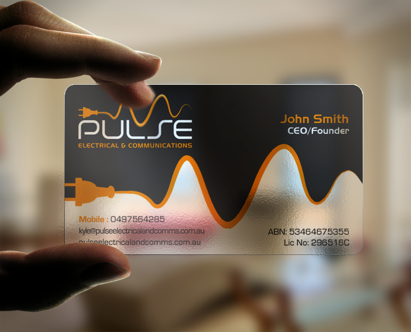Business Card Design by chandrayaan.creative for Pulse Electrical and Communications | Design #11248109