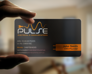 Business Card Design by chandrayaan.creative for Pulse Electrical and Communications | Design: #11248114