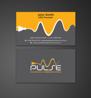 Business Card Design by chandrayaan.creative for Pulse Electrical and Communications | Design: #11248115