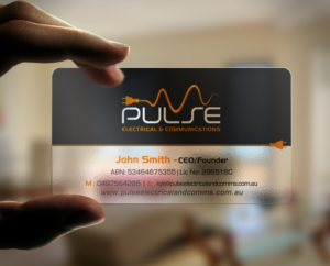 Business Card Design by chandrayaan.creative for Pulse Electrical and Communications | Design: #11248116