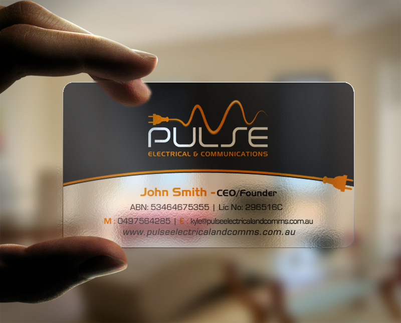 Business Card Design by chandrayaan.creative for Pulse Electrical and Communications | Design #11261923