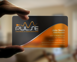 Business Card Design by chandrayaan.creative for Pulse Electrical and Communications | Design: #11261925