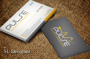 Business Card Design by SL Designer for Pulse Electrical and Communications | Design: #11242652