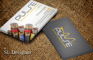 Business Card Design by SL Designer for Pulse Electrical and Communications | Design: #11242810