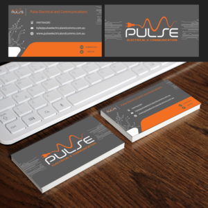 Business Card Design by Masha for Pulse Electrical and Communications | Design: #11245891