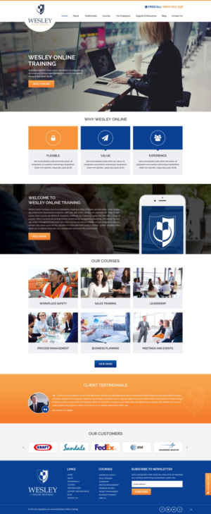 Web Design by pb for Wesley Health Management | Design: #11250987
