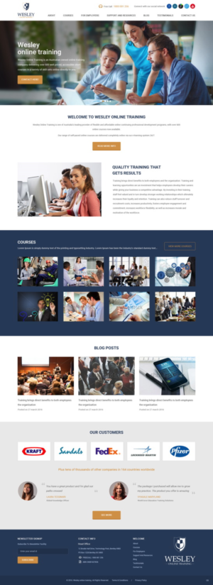 Web Design by pb for Wesley Health Management | Design: #11255169