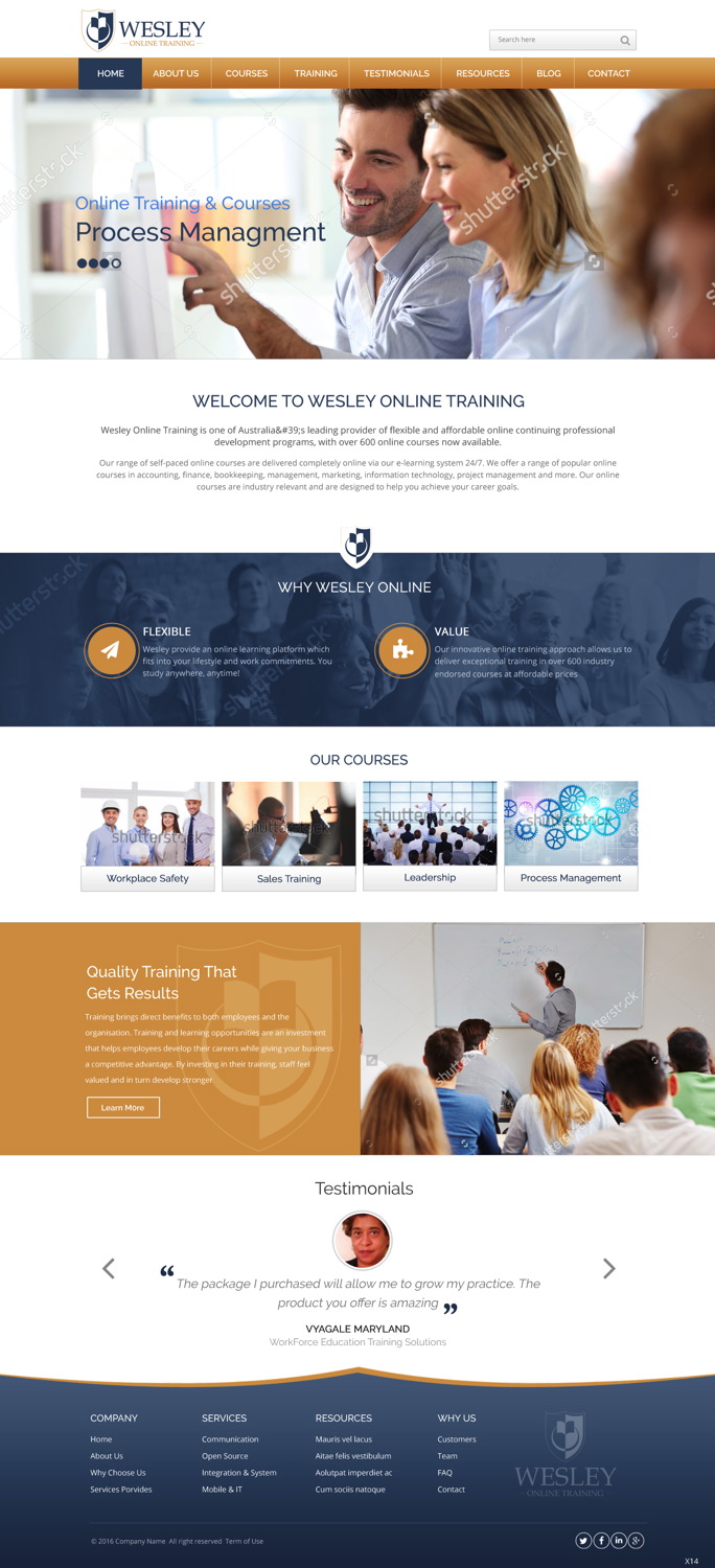Web Design by pb for Wesley Health Management | Design: #11255172