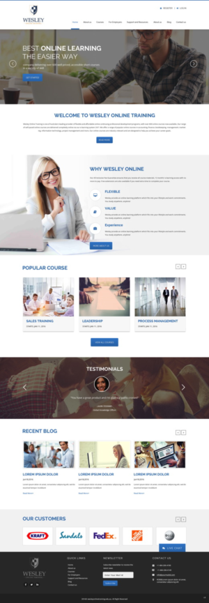 Web Design by pb for Wesley Health Management | Design: #11255177