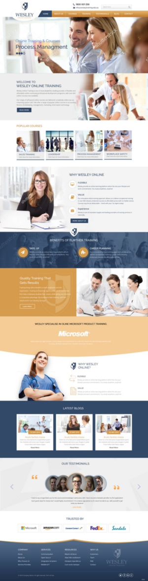 Web Design by pb for Wesley Health Management | Design: #11355440