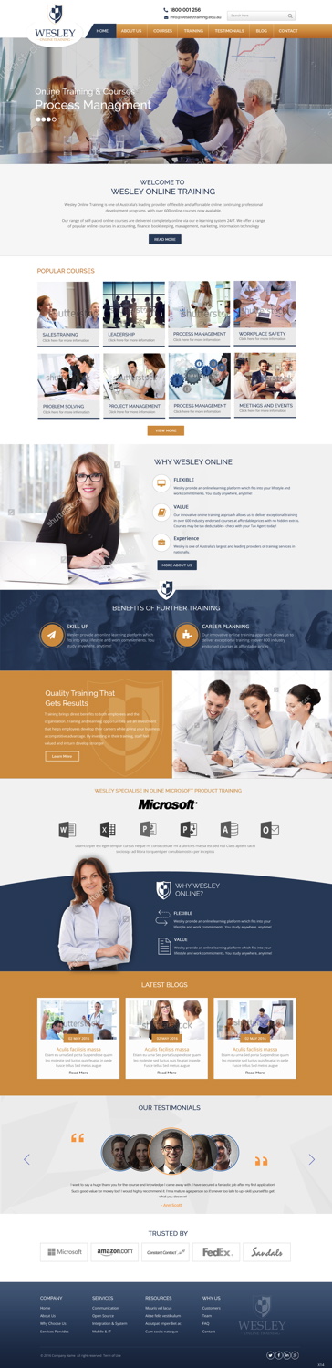 Web Design by pb for Wesley Health Management | Design #11393972