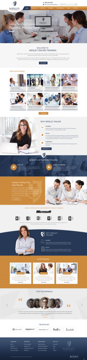 Web Design by pb for Wesley Health Management | Design: #11393974