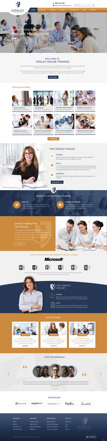 Web Design by pb for Wesley Health Management | Design #11393976