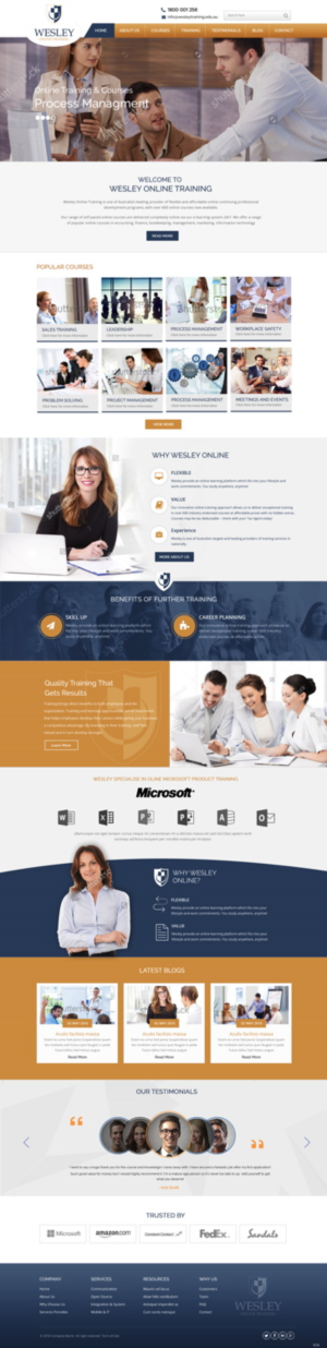 Web Design by pb for Wesley Health Management | Design: #11393977
