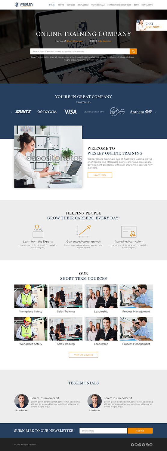 Web Design by the-lion-king for Wesley Health Management | Design #11251337