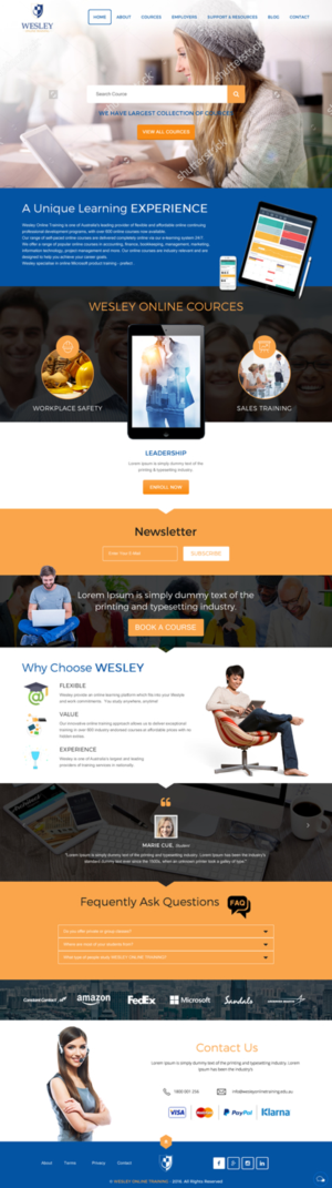 Diseño Web por rightway para Wesley Health Management | Diseño: #11267554