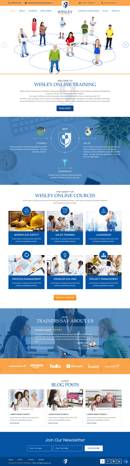 Web Design par rightway pour Wesley Health Management | Design #11273118