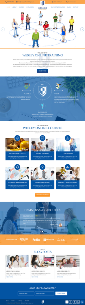 Web Design by rightway for Wesley Health Management | Design: #11273118