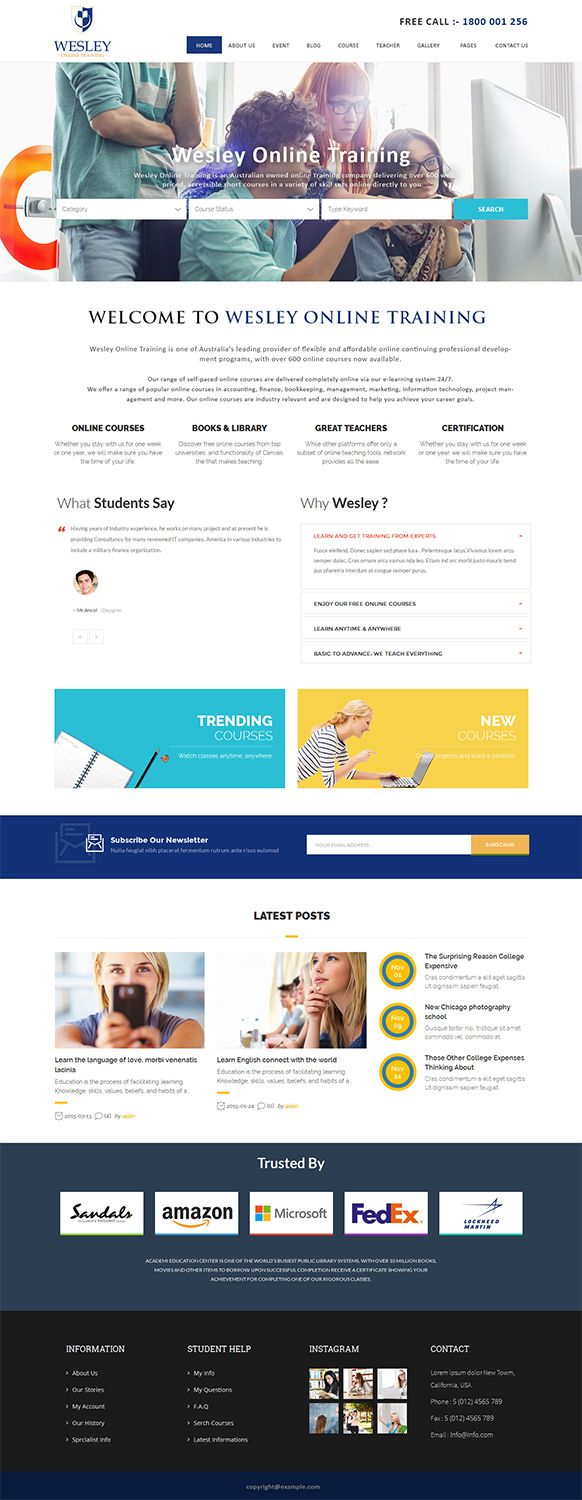 Web Design par Deepak Diwan pour Wesley Health Management | Design #11267000