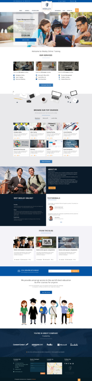 Web Design by Da Miracle for Wesley Health Management | Design #11307227