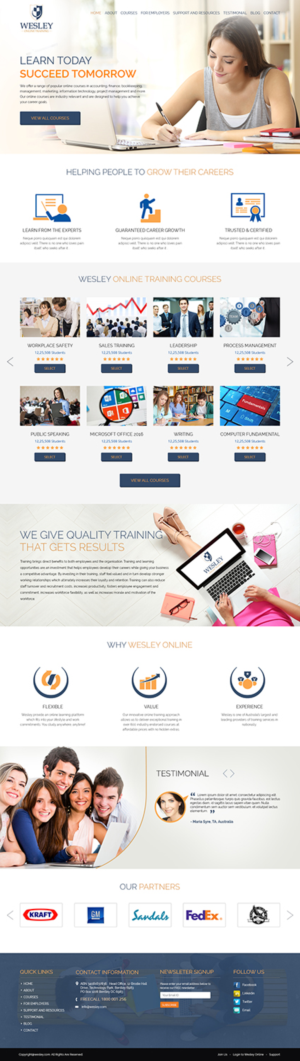 Web Design by Tpith for Wesley Health Management | Design: #11254888