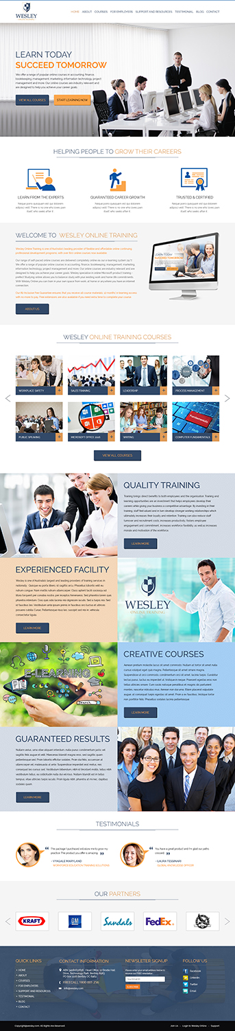 Web Design by Tpith for Wesley Health Management | Design #11281467