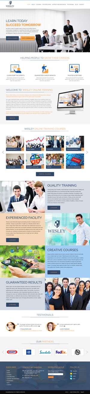 Diseño Web por Tpith para Wesley Health Management | Diseño: #11281467