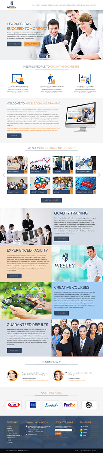 Web Design by Tpith for Wesley Health Management | Design #11281468