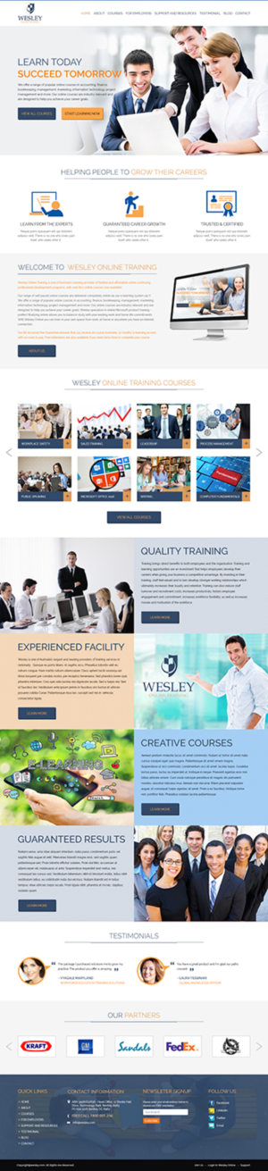 Diseño Web por Tpith para Wesley Health Management | Diseño: #11281468