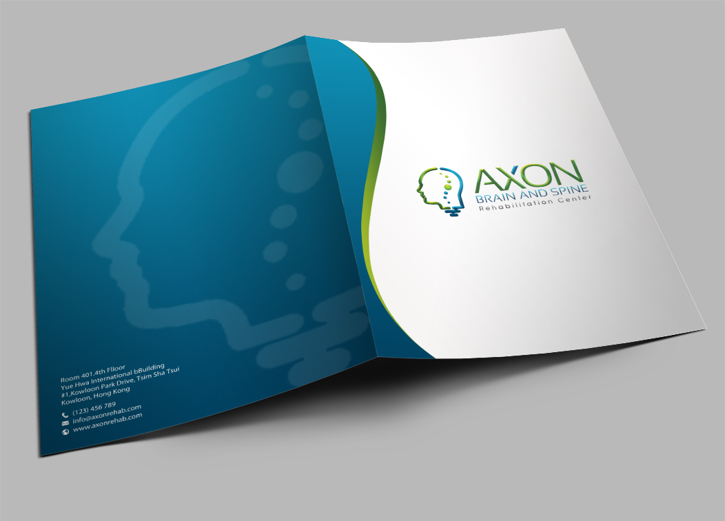 Stationery Design by chandrayaan.creative for Axon Brain and Spine Rehab Clinic | Design #11263542