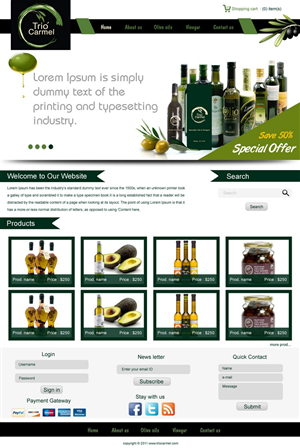 Web Design by pb for this project | Design: #508812