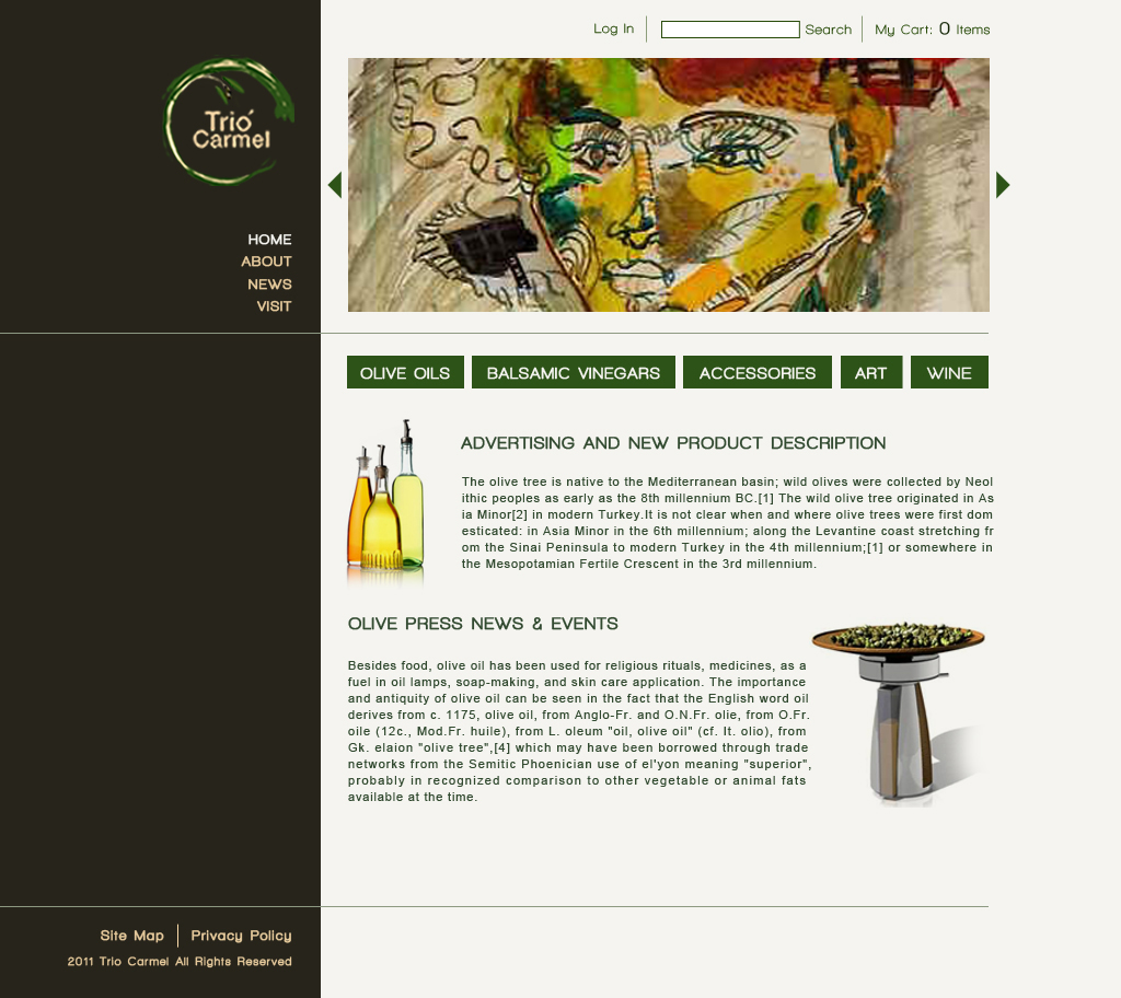 Web Design by Ilona Maslioukovskagia for this project | Design #501661