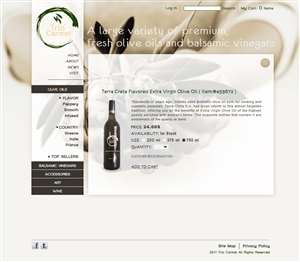 Web Design by Ilona Maslioukovskagia for this project | Design: #503019