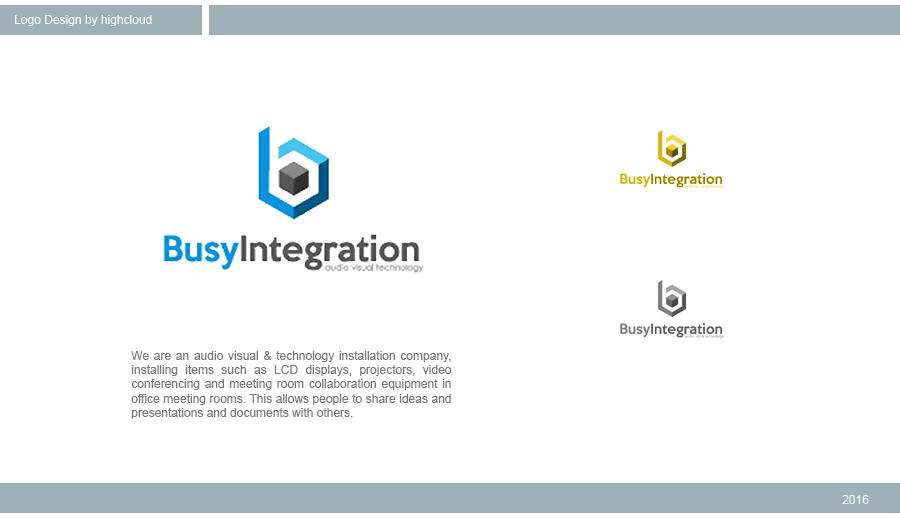Logo Design by highcloud for Busy Integration | Design #11321530