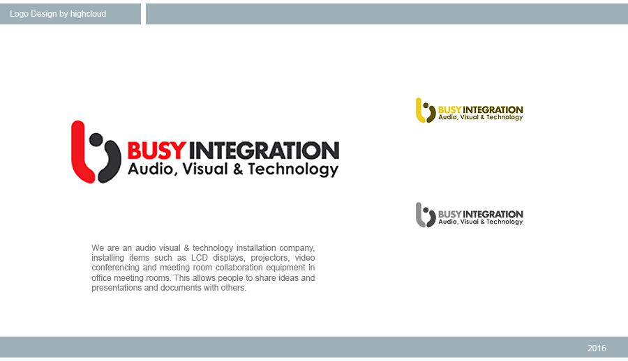 Diseño de Logo por highcloud para Busy Integration | Diseño #11321531