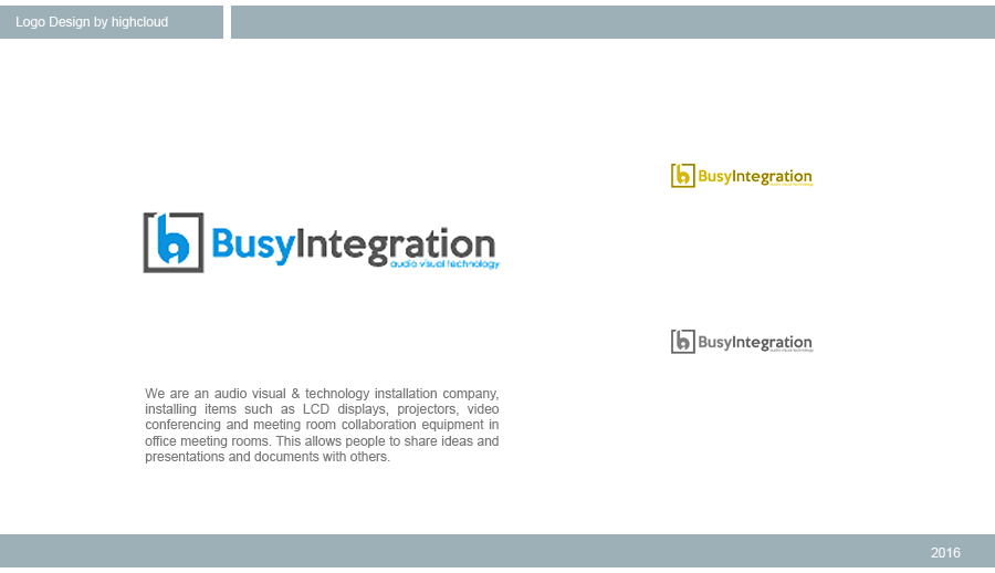 Logo Design by highcloud for Busy Integration | Design #11321532