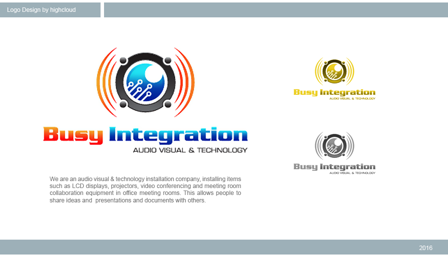 Logo Design by highcloud for Busy Integration | Design #11321534