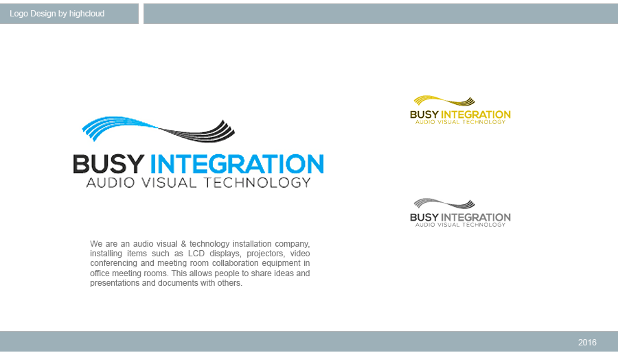 Diseño de Logo por highcloud para Busy Integration | Diseño #11327557