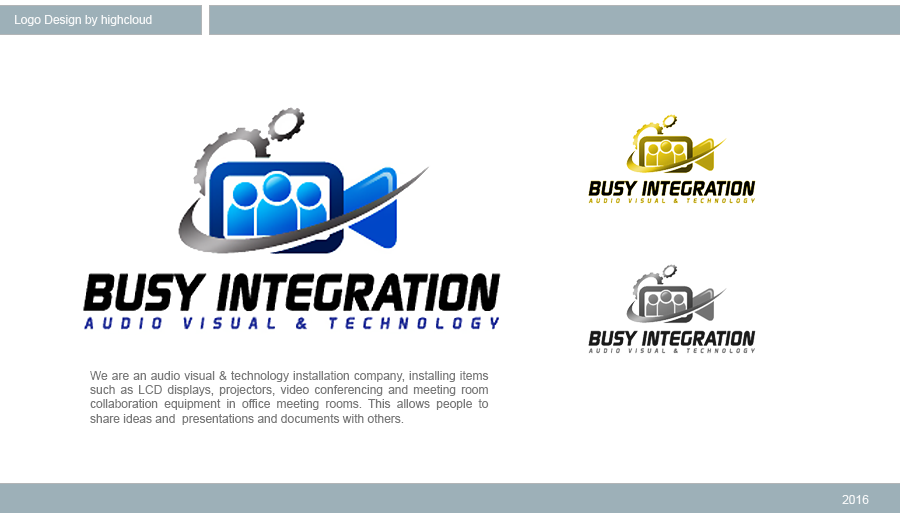 Logo Design by highcloud for Busy Integration | Design #11327558
