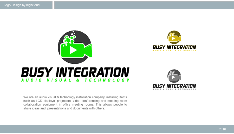 Logo Design by highcloud for Busy Integration | Design #11327563