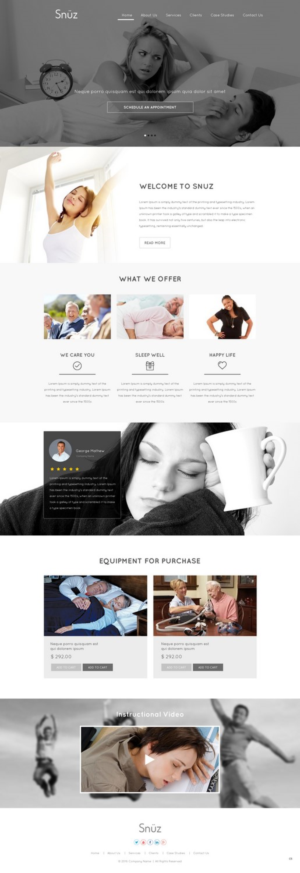 Web Design by pb for Snüz  | Design: #11269242