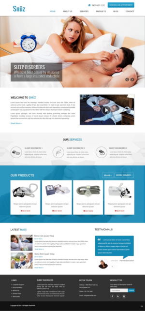 Web Design by pb for Snüz  | Design: #11269246
