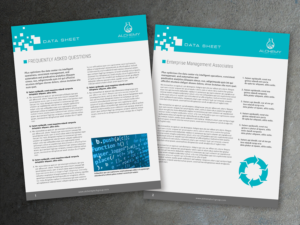 Company Brochure / Data Sheet Template Design | Brochure Design by andrew3344